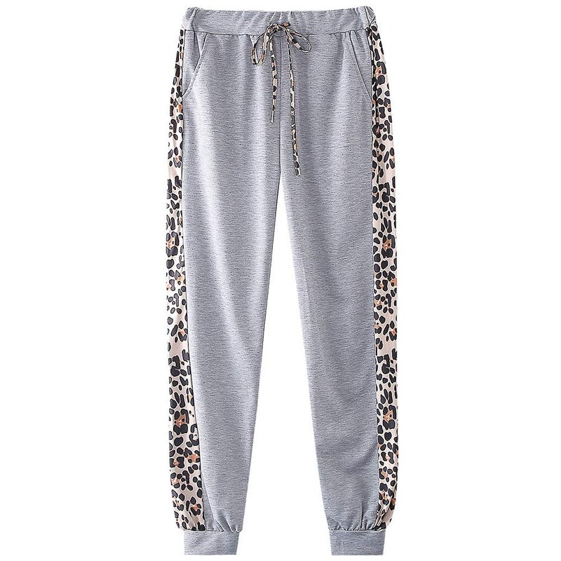 amropi Women's 2 Piece Tracksuit Sweatsuits Sets Hoodie Sweatshirt and Jogging Sweatpants Suit Grey, 4XL - Image 4